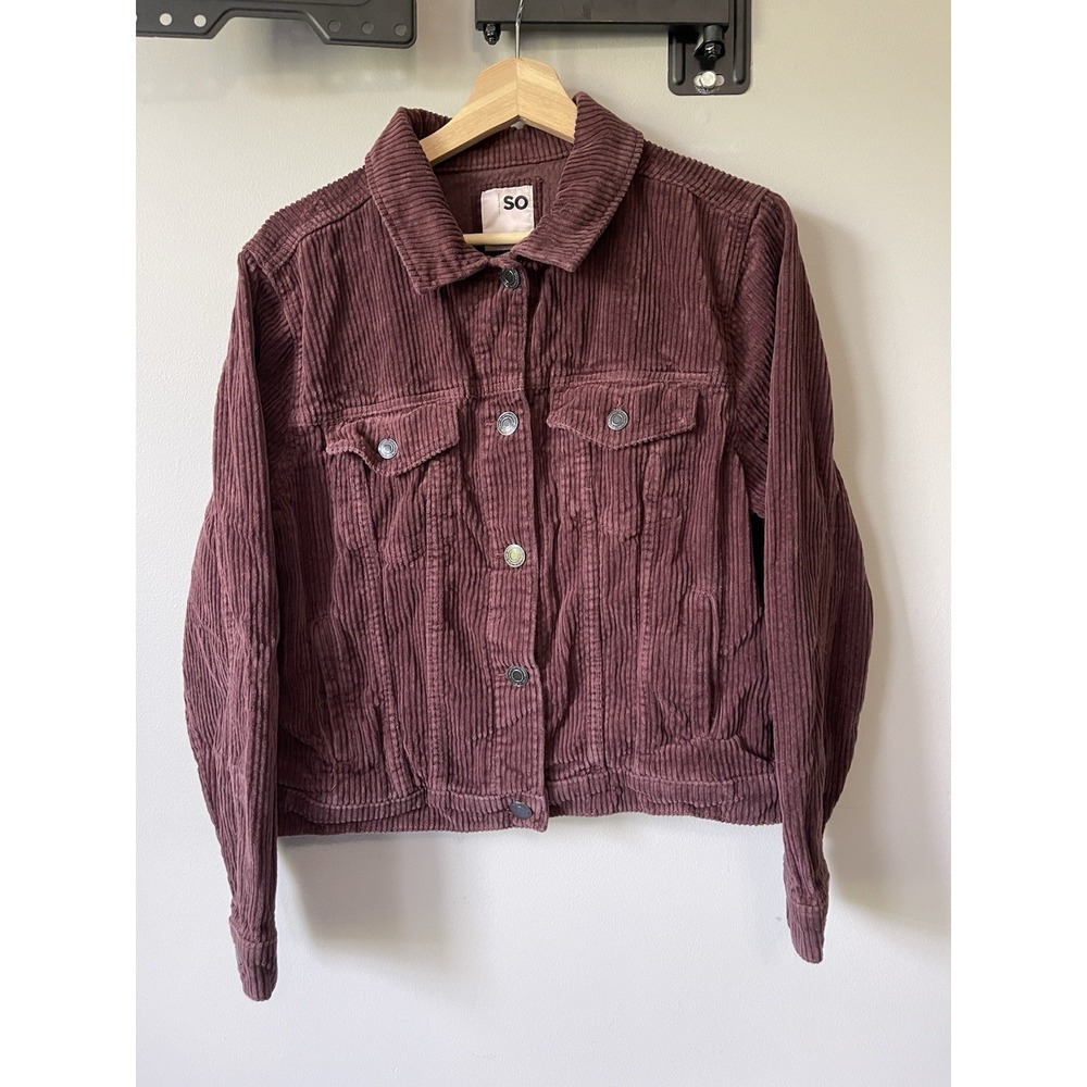 Pendleton Women's Corduroy Jacket Maroon, Casual, Cotton Blend Size XL